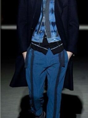 Dries Van Noten Men’s Bondage Trousers A/W14 Size 46 IT Waist 30”